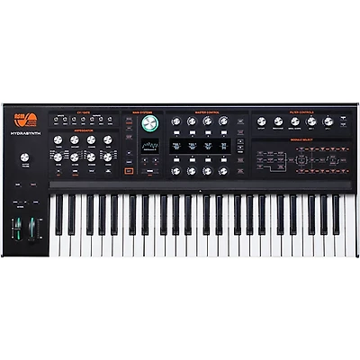 ASM Hydrasynth Keyboard 49-Key Wave Morphing Synthesizer - Black