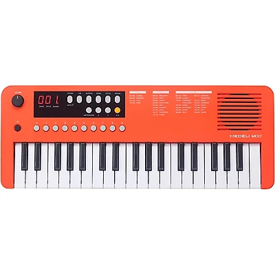 Medeli MK37 37-Mini-Key USB MIDI Keyboard - Orange