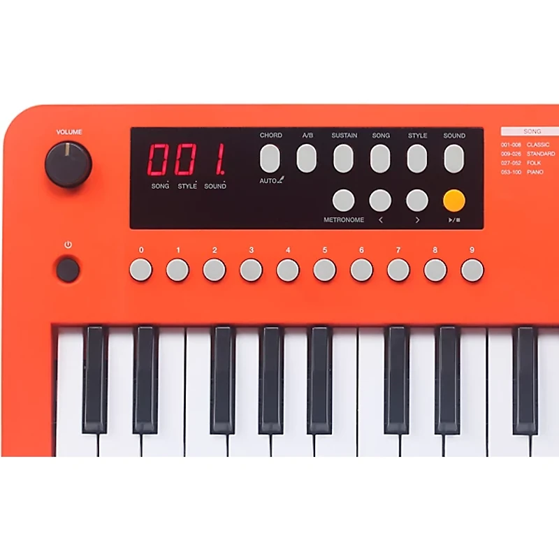 Medeli MK37 37-Mini-Key USB MIDI Keyboard - Orange