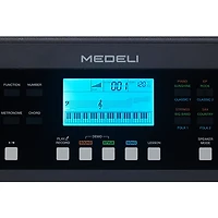 Medeli MK61 61-Key USB MIDI Keyboard - Black
