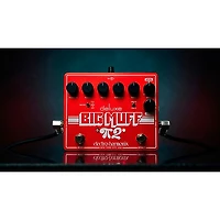 Electro-Harmonix Deluxe Big Muff Pi 2 Fuzz Effects Pedal With Tone Wicker - Red