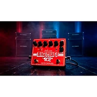 Electro-Harmonix Deluxe Big Muff Pi 2 Fuzz Effects Pedal With Tone Wicker - Red
