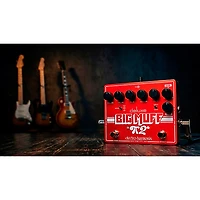 Electro-Harmonix Deluxe Big Muff Pi 2 Fuzz Effects Pedal With Tone Wicker - Red