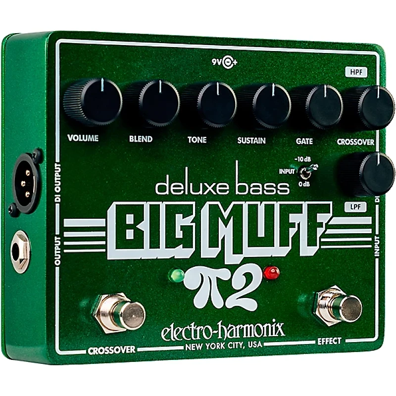 Electro-Harmonix Deluxe Bass Big Muff Pi 2 Fuzz Pedal - Green