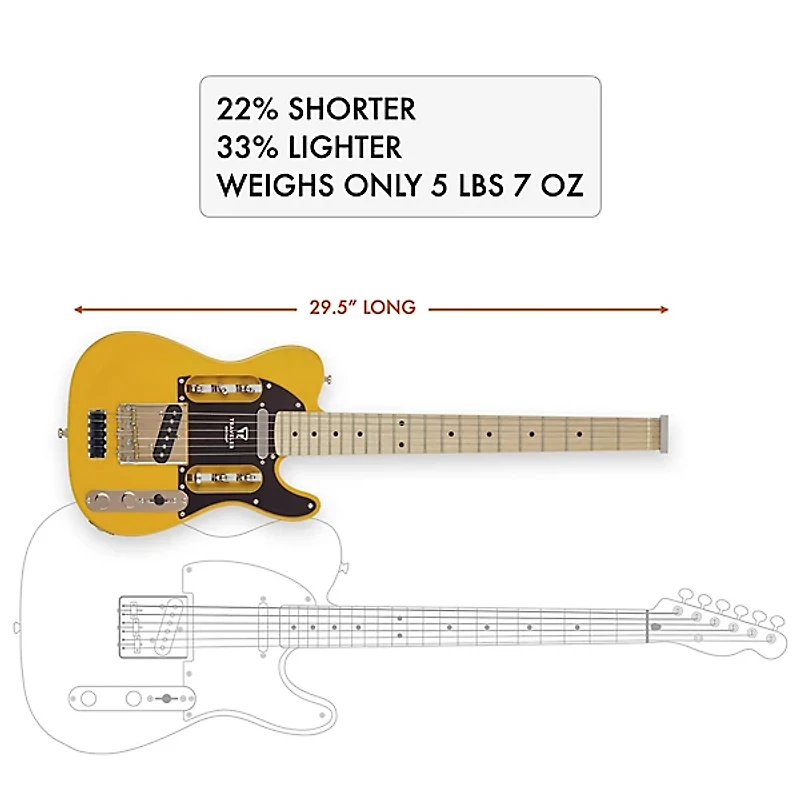Traveler Guitar EG-3 Standard Electric Guitar - Butterscotch Blonde