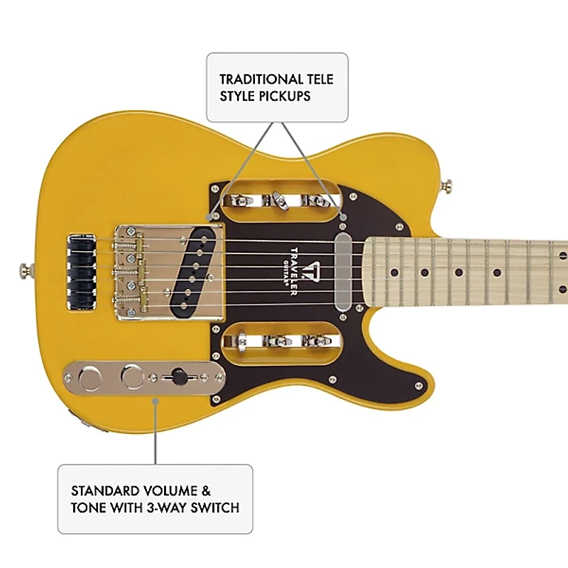 Traveler Guitar EG-3 Standard Electric Guitar - Butterscotch Blonde