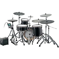 EFNOTE Pro 500X Special Electronic Drum Set - Black Oak Wrap