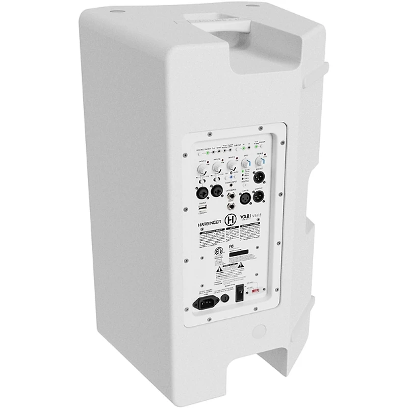 Harbinger VARI V3415 15" 2-Way Powered Loudspeaker - White