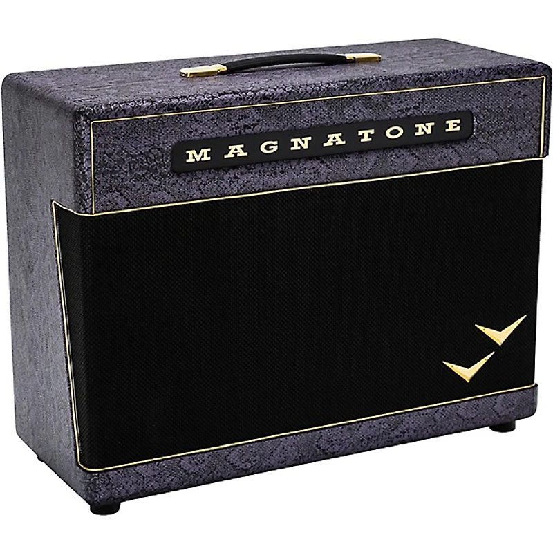 Magnatone Slash Signature Collection Super Fifty-Nine M-80 180W 2x12" Guitar Speaker Cabinet - Purple Python
