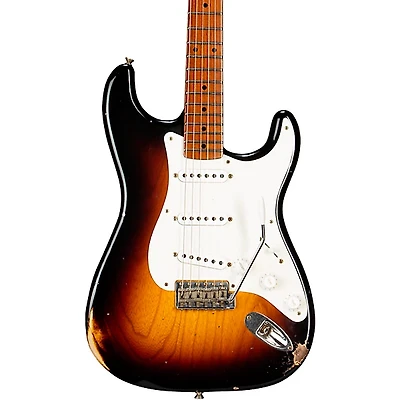 Fender Custom Shop Limited Edition '50s Dualmag II Compound Radius Stratocaster Relic Electric Guitar Wide Fade 2-Color Sunburst