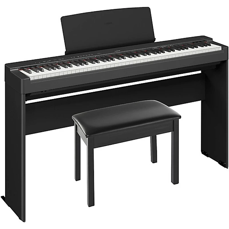 Yamaha P225BLB 88-Key Digital Piano Bundle -
