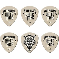 Dunlop Hetfield's White Fang Custom Flow James Hetfield Signature Guitar Picks Variety Pack - 6 Pack
