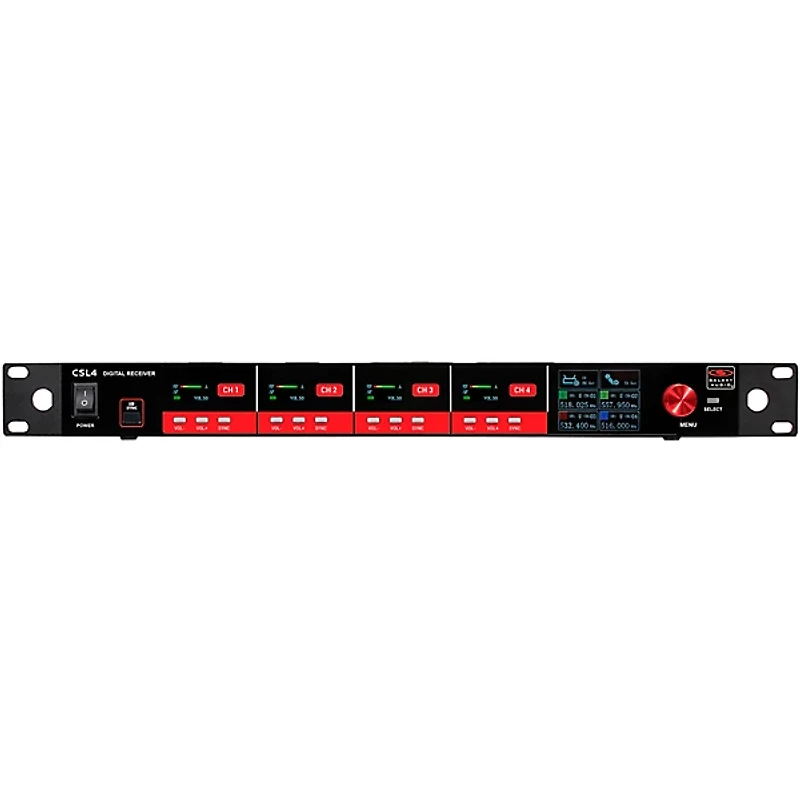 Galaxy Audio CSL4-HVVVM 4-Channel Digital UHF Wireless Microphone System - Frequency CODE M3 516-558MHz
