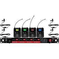 Galaxy Audio CSL4-VVVVM 4-Channel Digital UHF Wireless Microphone System - Frequency CODE M3 516-558MHz