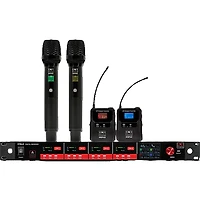 Galaxy Audio CSL4-HHBBM 4-Channel Digital UHF Wireless Microphone System - Frequency CODE M3 516-558MHz