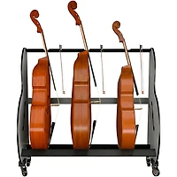 A&S Crafted Products Band Room 3 Double Bass Storage Rack