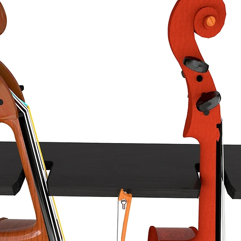 A&S Crafted Products Band Room 3 Double Bass Storage Rack