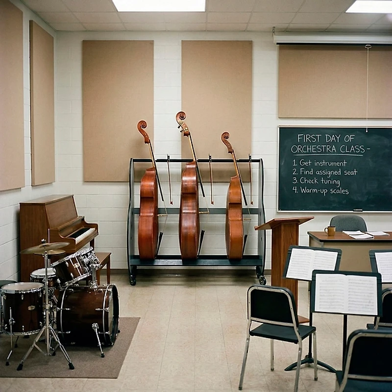 A&S Crafted Products Band Room 3 Double Bass Storage Rack