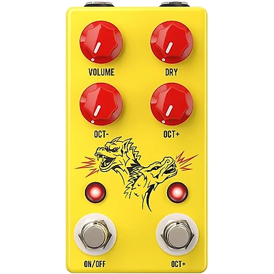 JHS Pedals Double Dragon Lo-Fi Octave Pedal - Yellow