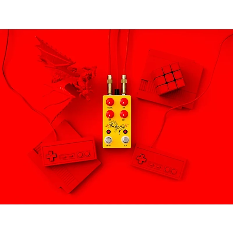 JHS Pedals Double Dragon Lo-Fi Octave Pedal - Yellow