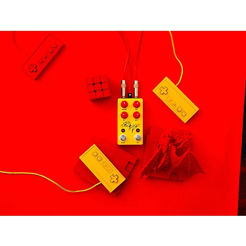 JHS Pedals Double Dragon Lo-Fi Octave Pedal - Yellow