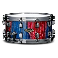 TAMA Starclassic G-Walnut/Birch Snare Drum - 14 x 6.5 in. Crimson Sapphire Cascade
