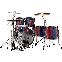 TAMA Starclassic Walnut/Birch 5-Piece Drum Shell Pack With 22" Bass Drum - Crimson Sapphire Cascade