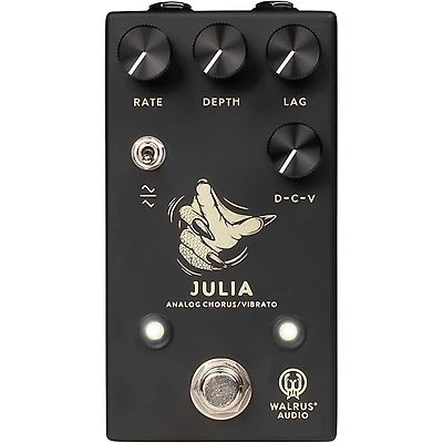 Walrus Audio Minimal Series Julia Analog Chorus/Vibrato V2 Pedal - Black