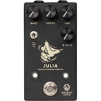 Walrus Audio Minimal Series Julia Analog Chorus/Vibrato V2 Pedal - Black