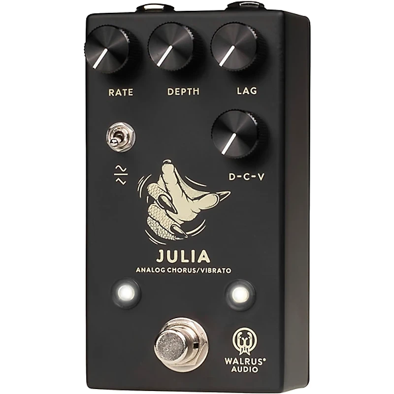 Walrus Audio Minimal Series Julia Analog Chorus/Vibrato V2 Pedal - Black