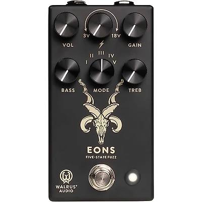 Walrus Audio Minimal Series Eons Five-State Fuzz Pedal - Black