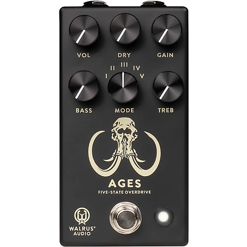 Walrus Audio Minimal Series Ages Five-State Overdrive Pedal - Black