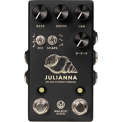Walrus Audio Minimal Series Julianna Stereo Analog Chorus/Vibrato Pedal - Black