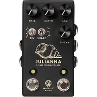 Walrus Audio Minimal Series Julianna Stereo Analog Chorus/Vibrato Pedal - Black