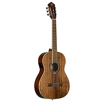 Ortega 30th Anniversary Slim Neck Acoustic-Electric Classical Guitar - Natural