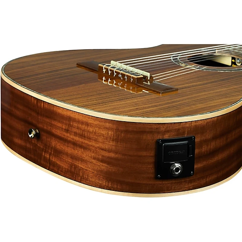 Ortega 30th Anniversary Slim Neck Acoustic-Electric Classical Guitar - Natural