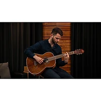 Ortega 30th Anniversary Slim Neck Acoustic-Electric Classical Guitar - Natural