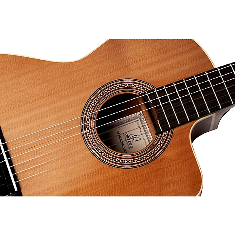 Ortega Traditional Series RCE180G Acoustic-Electric Classical Guitar - Natural