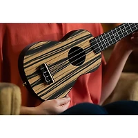 Ortega Keiki K3 Series Soprano Ukulele Pack - White Ebony