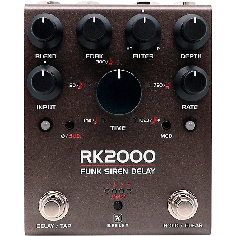 Keeley RK2000 Funk Siren Delay Pedal - Studio Gray