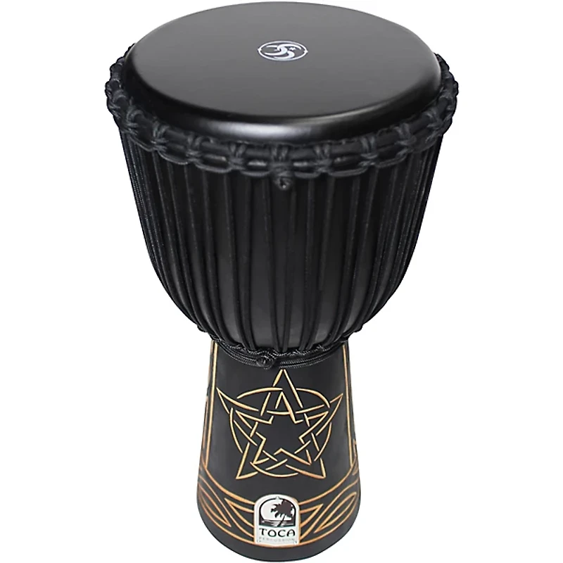 Toca Sully Erna Signature Black Mamba Wood Djembe -