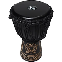 Toca Sully Erna Signature Black Mamba Wood Djembe -