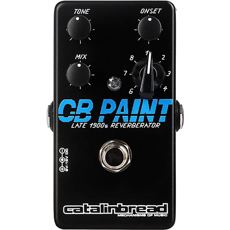 Catalinbread CB Paint Late 1900s Reverberator Pedal - Black
