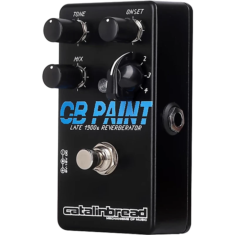 Catalinbread CB Paint Late 1900s Reverberator Pedal - Black