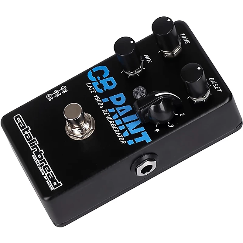 Catalinbread CB Paint Late 1900s Reverberator Pedal - Black