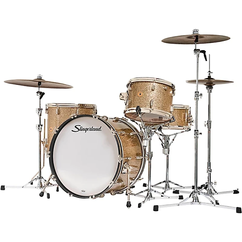 Slingerland Radio King 4-Piece Drum Shell Pack With 22" Bass Drum and 14" Snare -