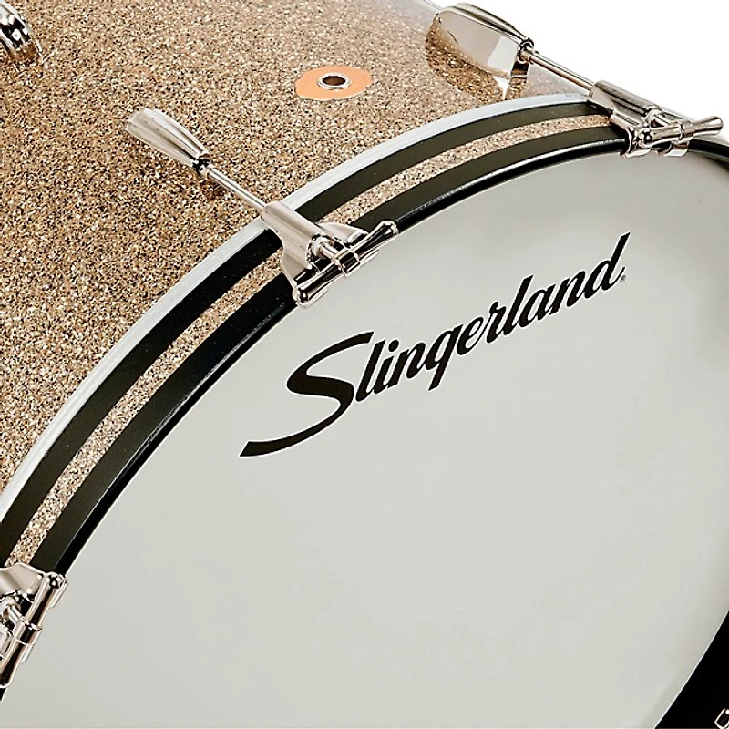 Slingerland Radio King 4-Piece Drum Shell Pack With 22" Bass Drum and 14" Snare -
