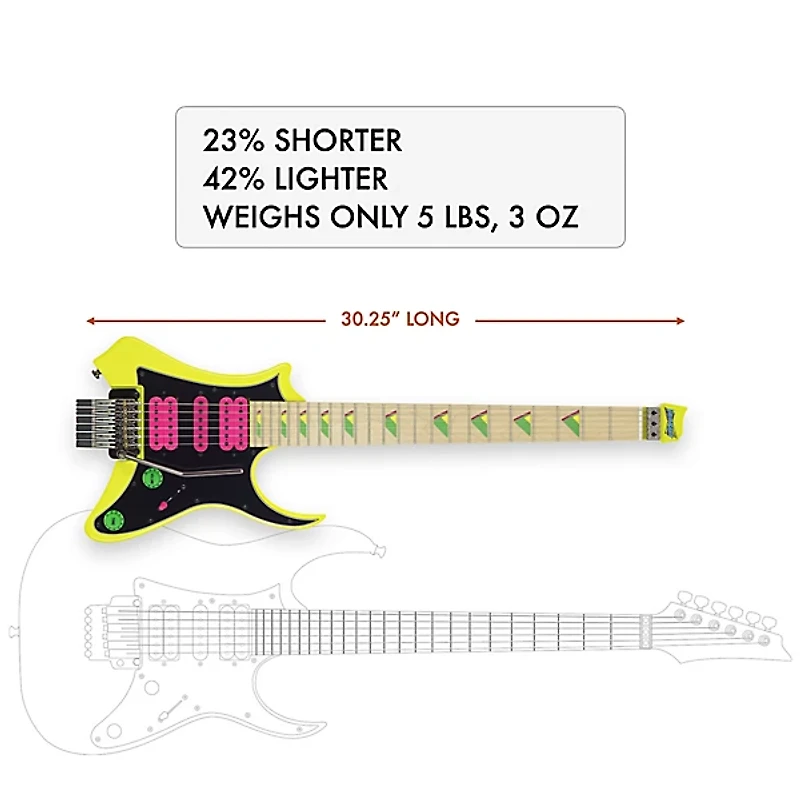 Traveler Guitar Vaibrant Deluxe V88XHL Electric Guitar -