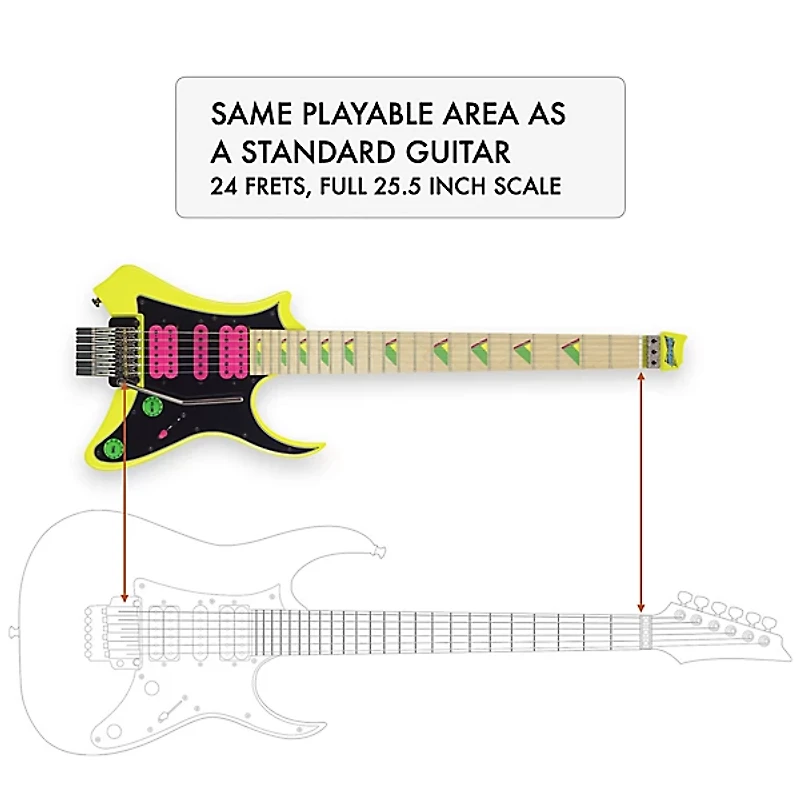 Traveler Guitar Vaibrant Deluxe V88XHL Electric Guitar -