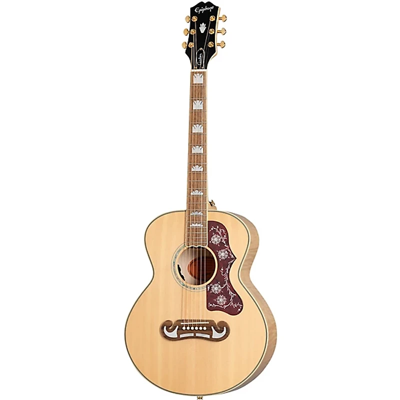 Epiphone J-200 Parlor Custom Acoustic-Electric Guitar - Aged Natural